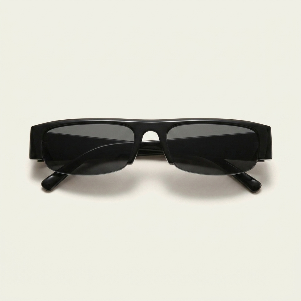 Naomi 50mm Half-Frame Sunglasses