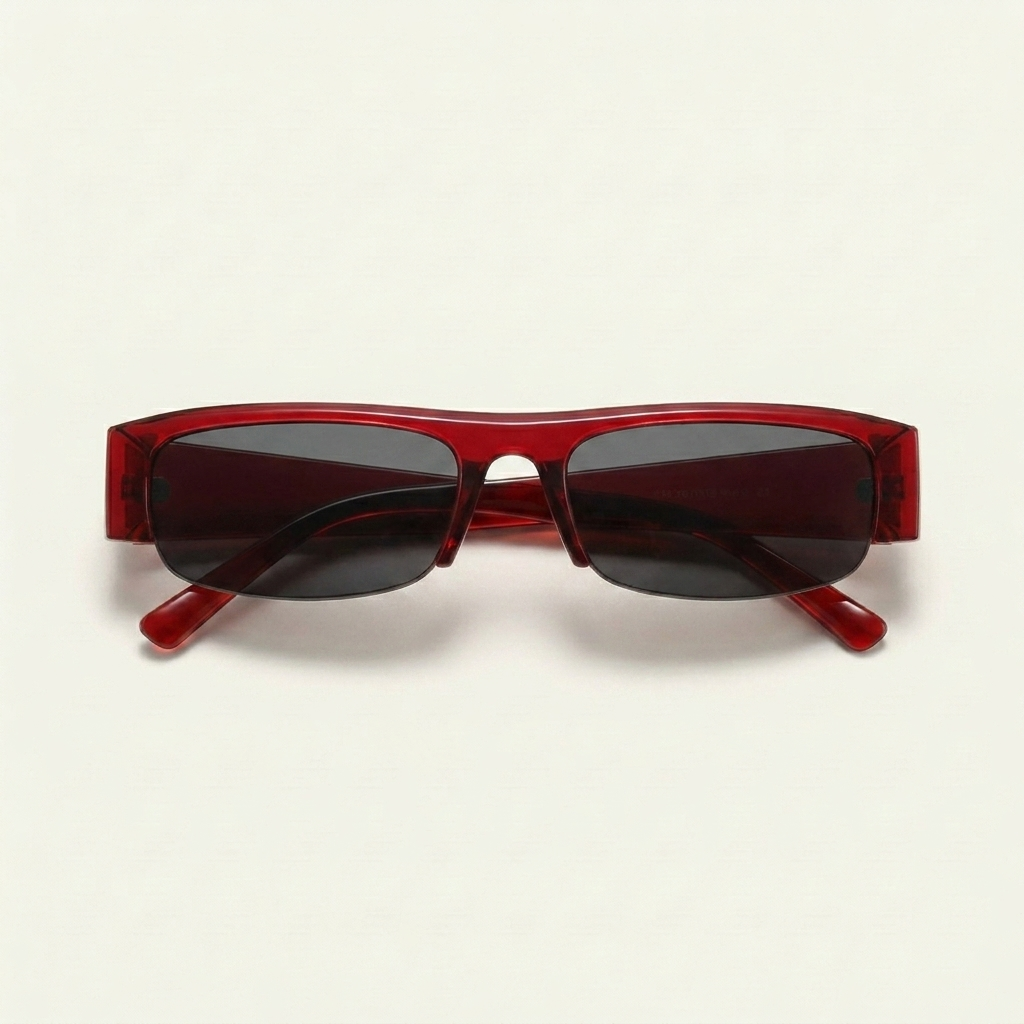 Naomi 50mm Half-Frame Sunglasses