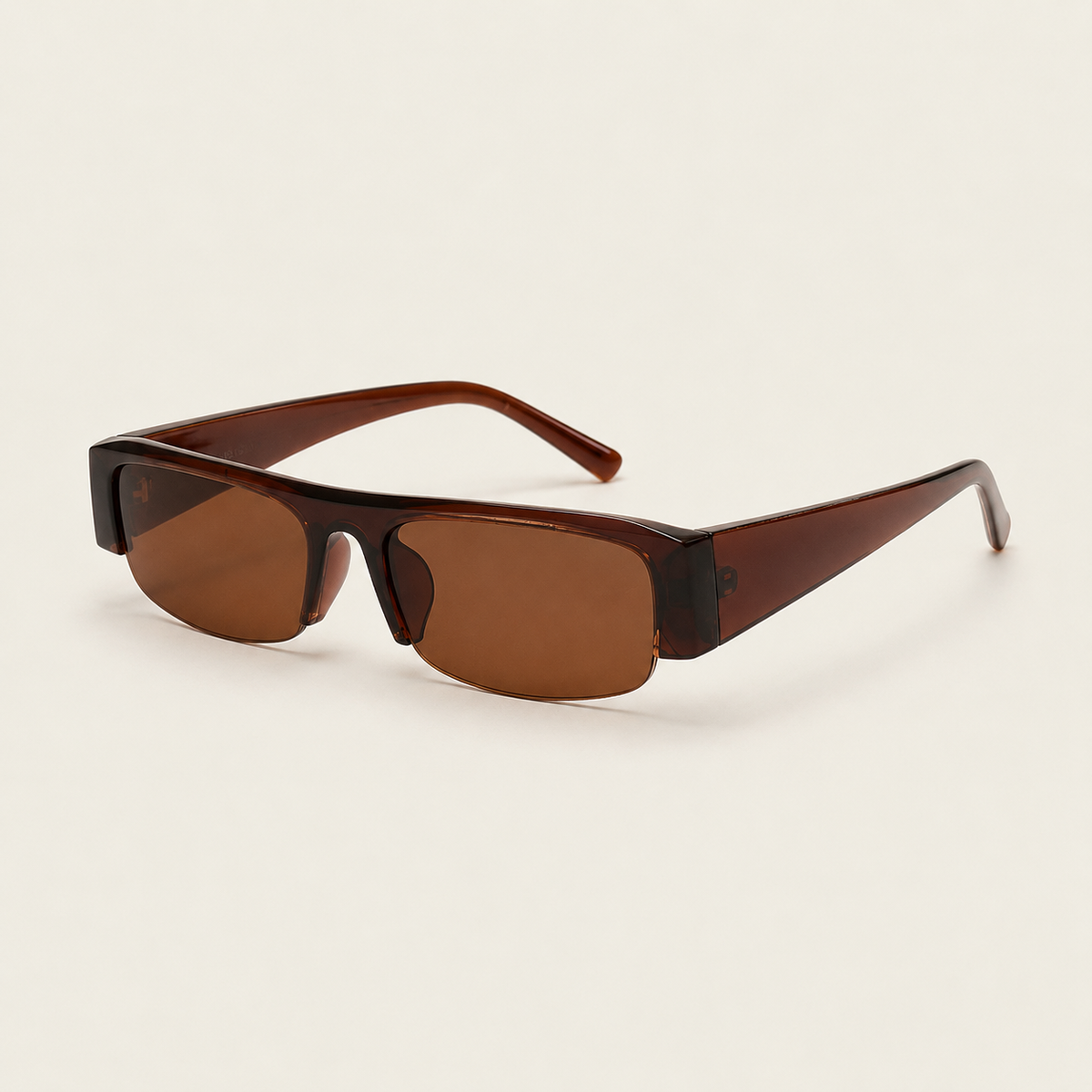 Naomi 50mm Half-Frame Sunglasses