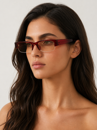 Jasmine 50mm Half-Frame glasses