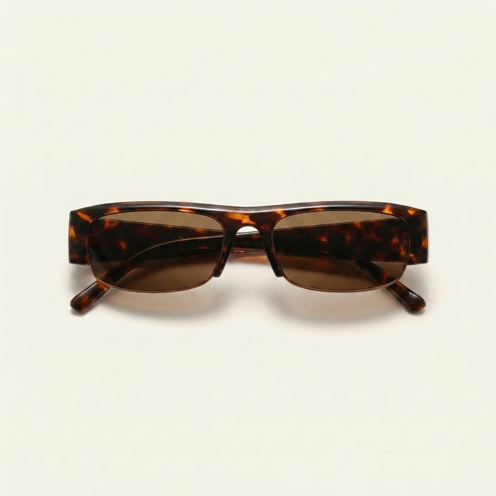 Naomi 50mm Half-Frame Sunglasses